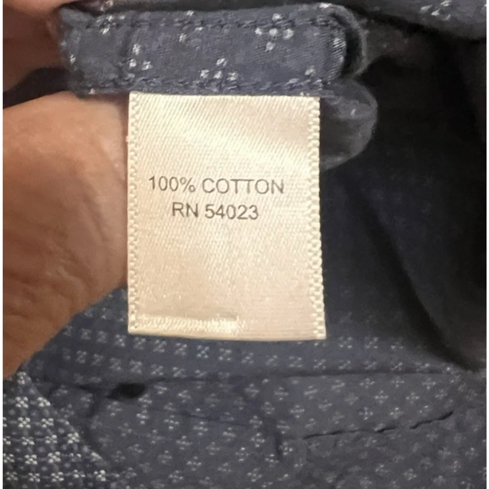 Banana Republic Shirt Men's Button Up XL Soft Wash Slim Fit Long Sleeve Blue